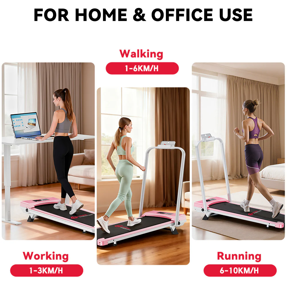 Treadmill C1, Speed 1-10KM/H, 5% Manual Incline - Image 35