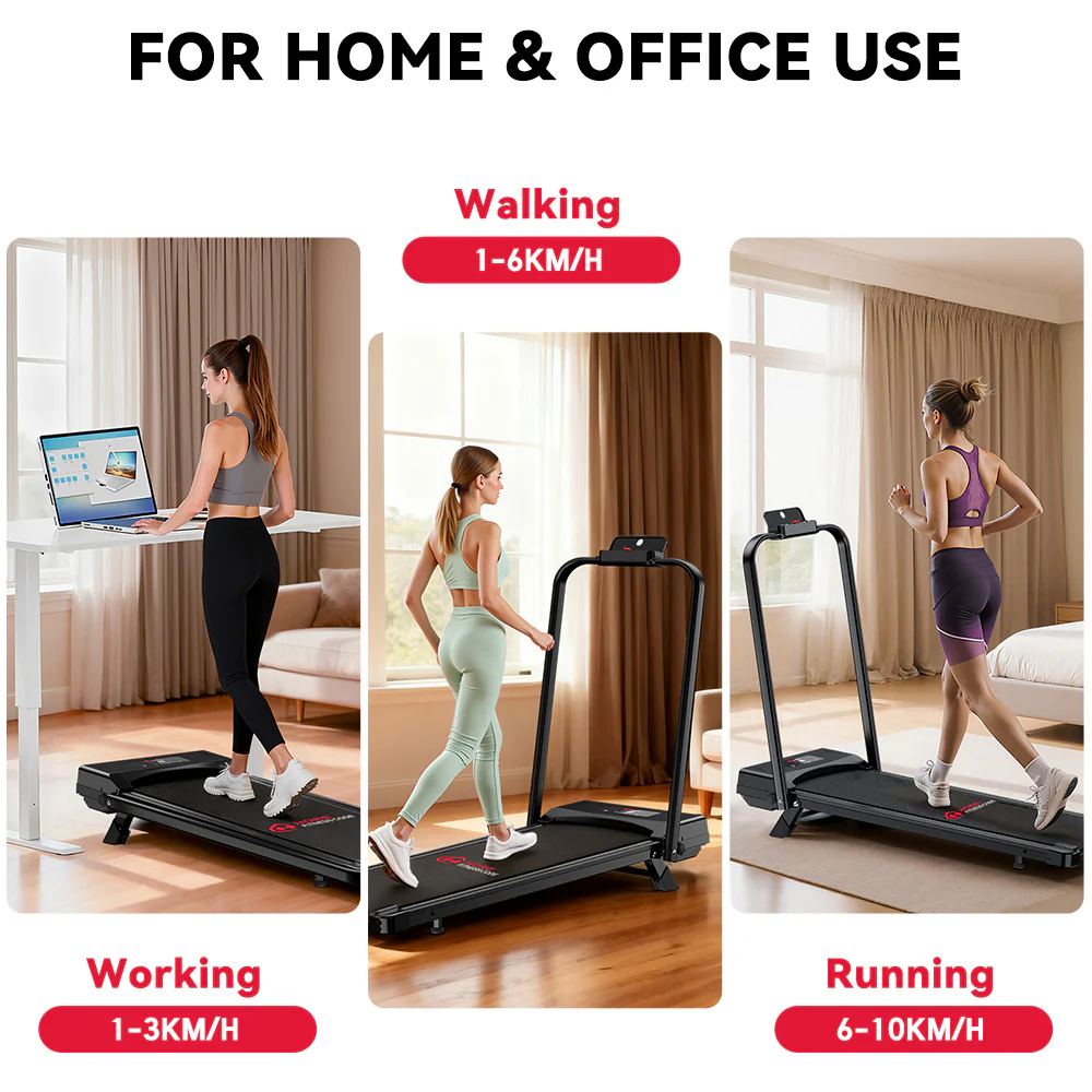 Treadmill C1, Speed 1-10KM/H, 5% Manual Incline - Image 25