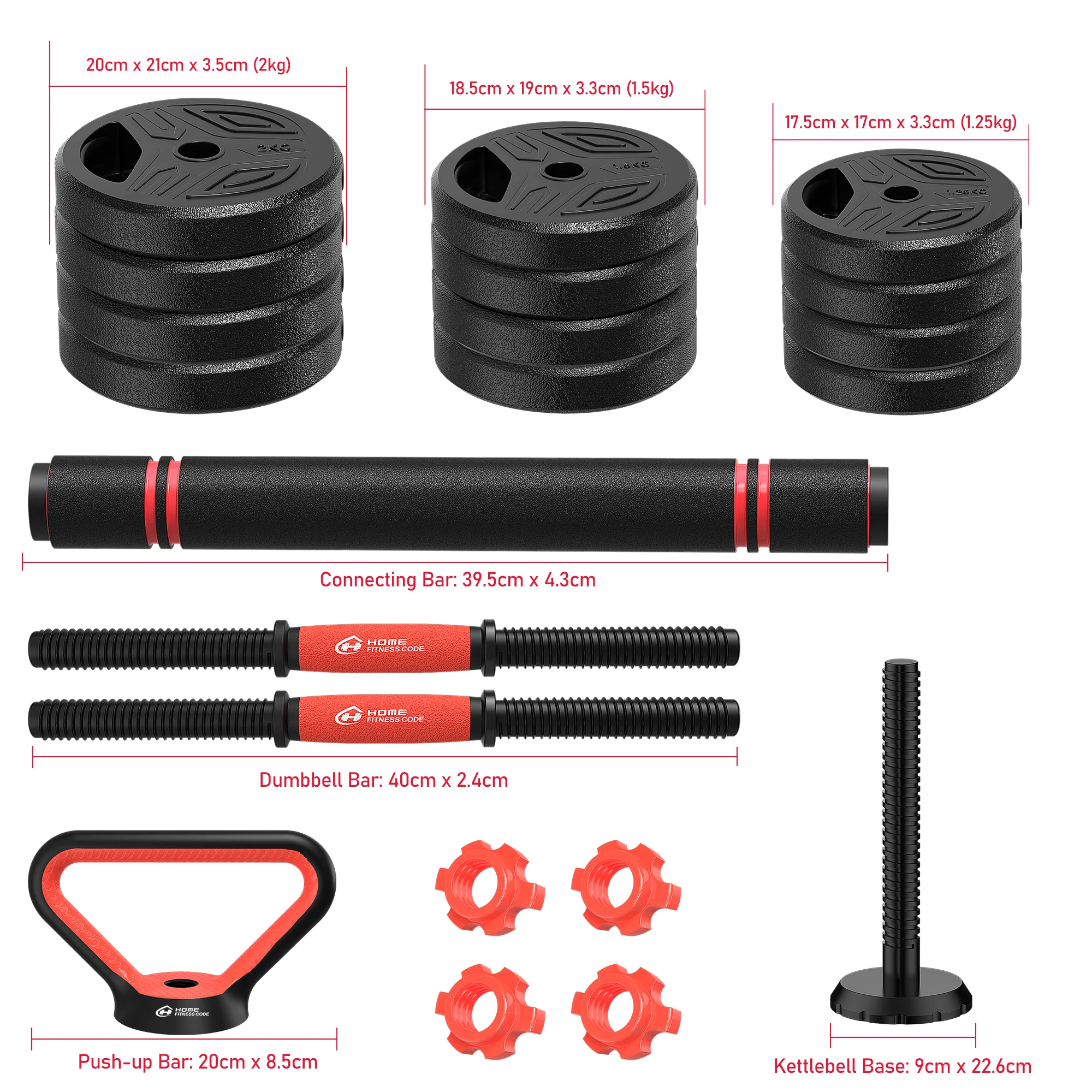 4-In-1 Multifunctional Dumbbell Set - Image 4