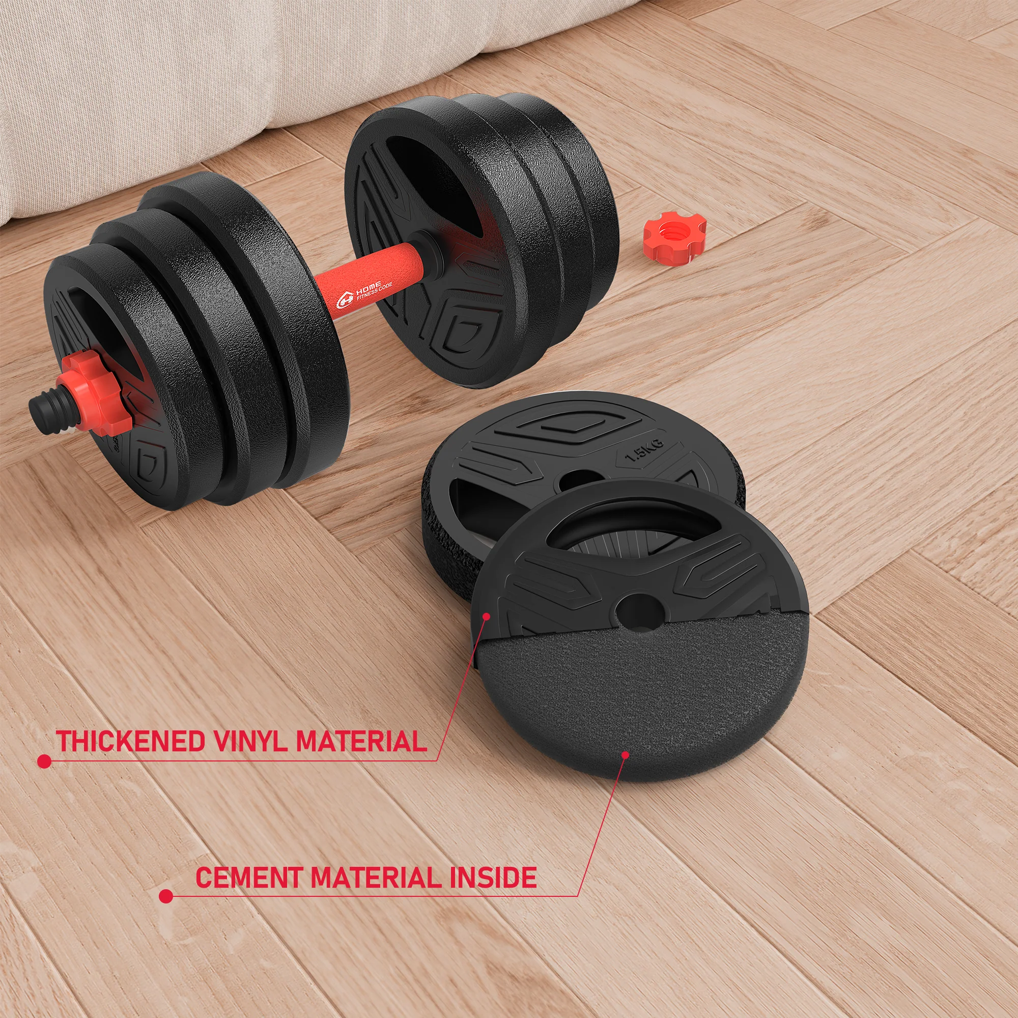 4-In-1 Multifunctional Dumbbell Set - Image 6