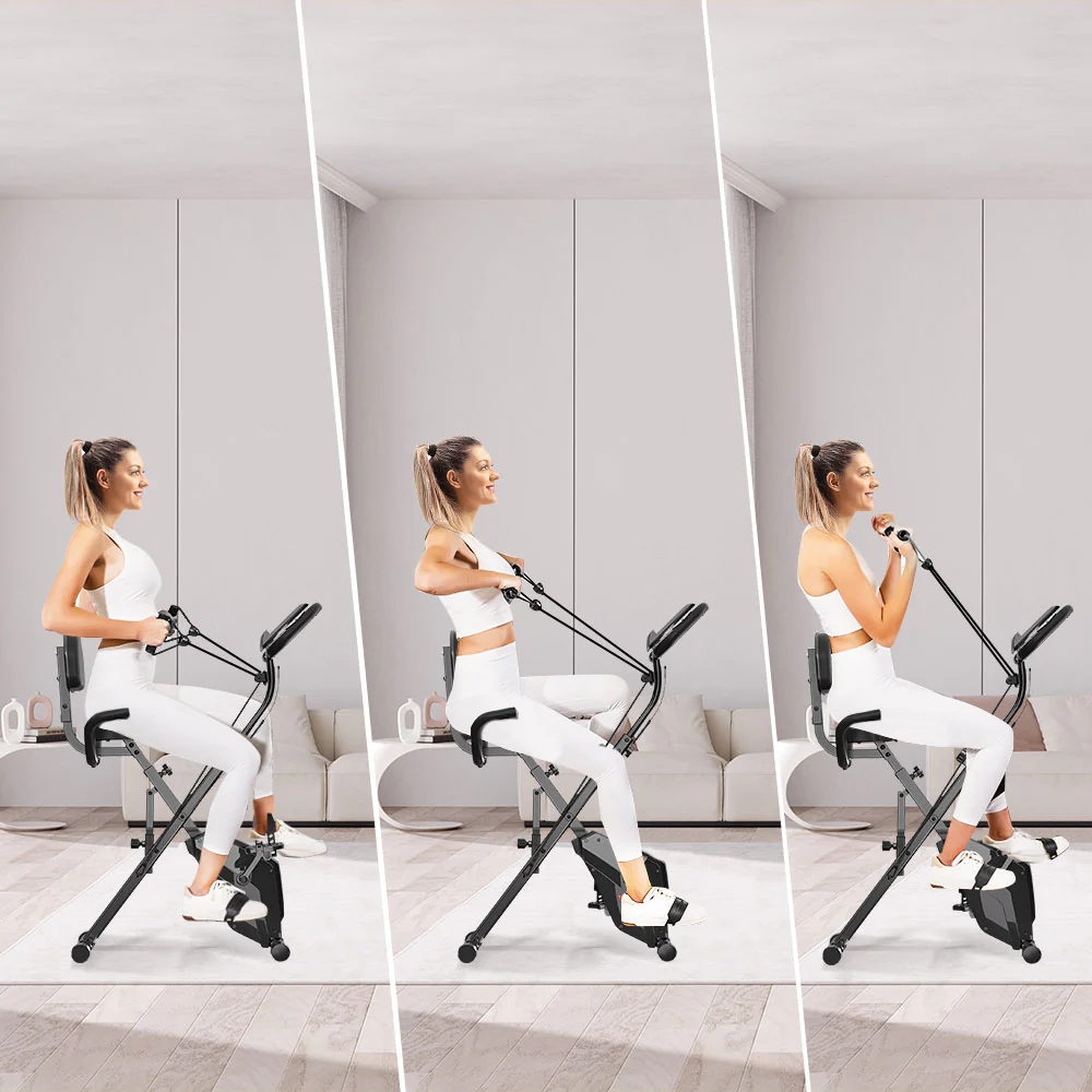 Foldable Exercise Bike, Magnetic Resistance - Image 7