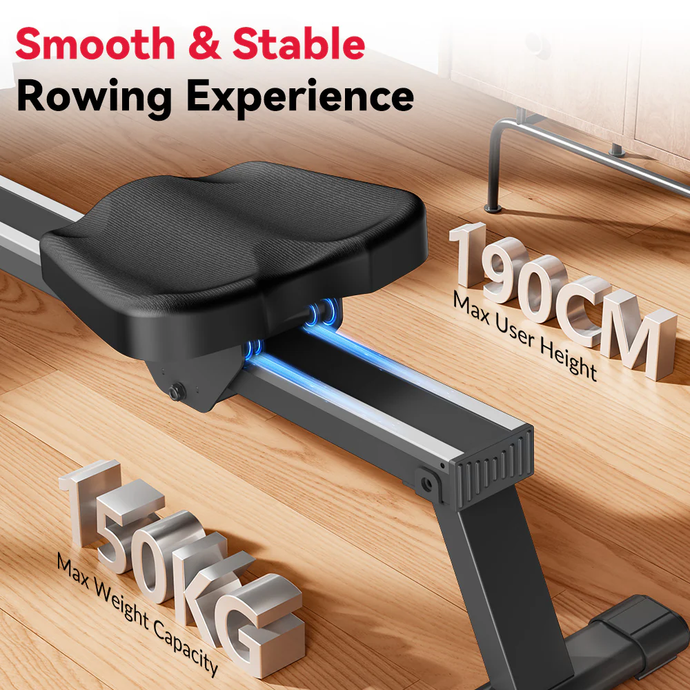 Magnetic Rowing Machine, 16-Level Resistance - Image 4