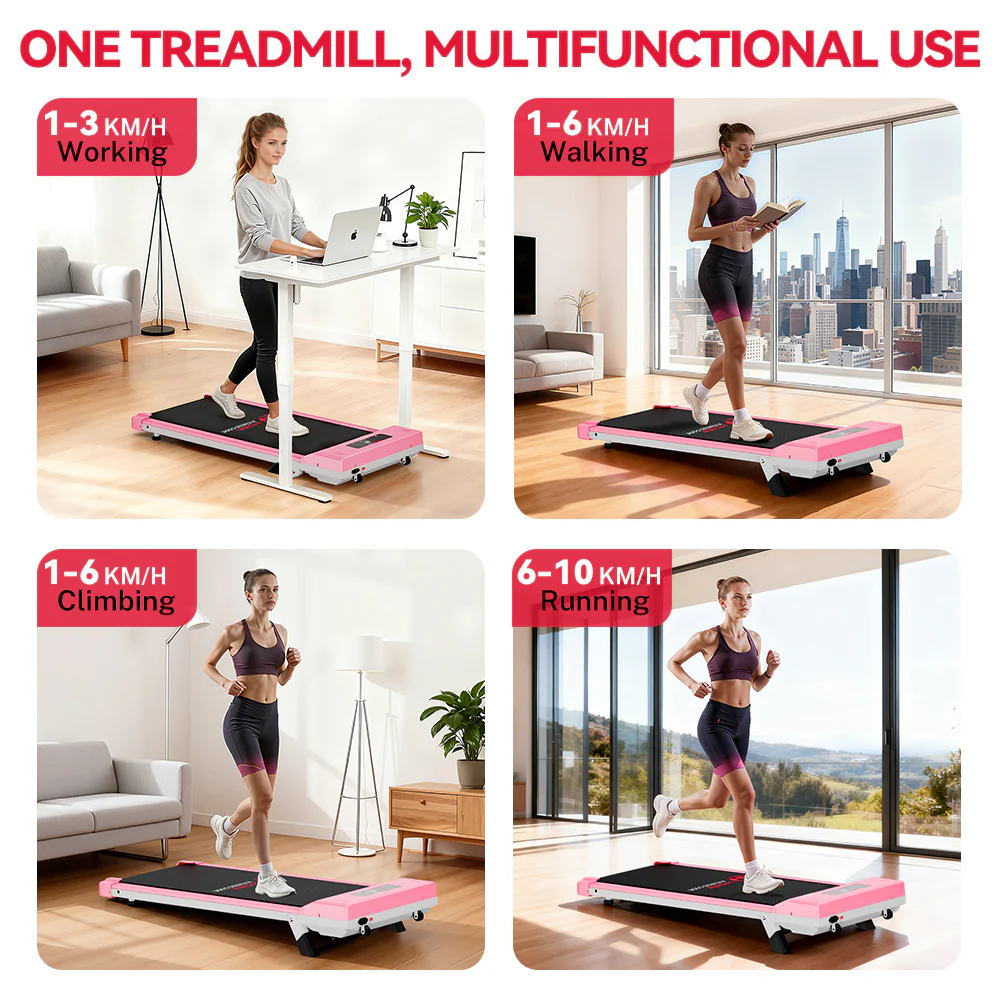 Treadmill C1, Speed 1-10KM/H, 5% Manual Incline - Image 15