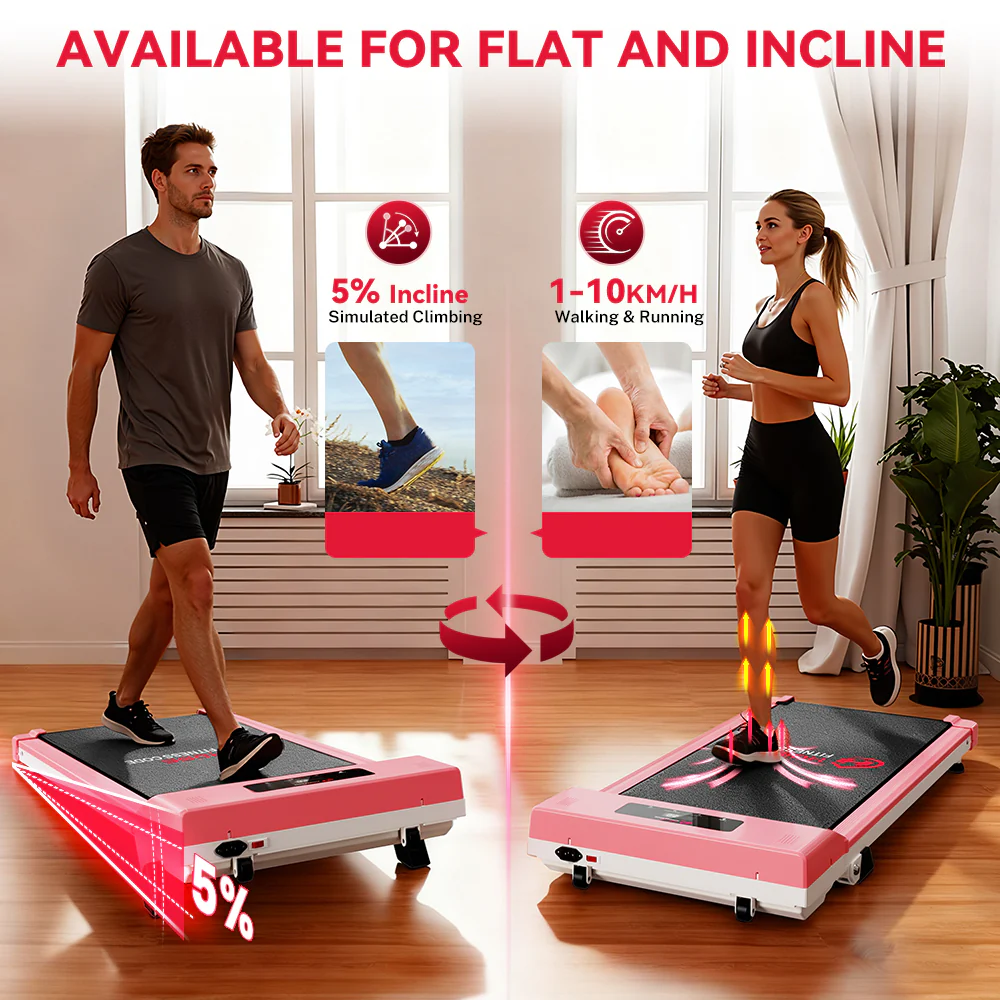 Treadmill C1, Speed 1-10KM/H, 5% Manual Incline - Image 16