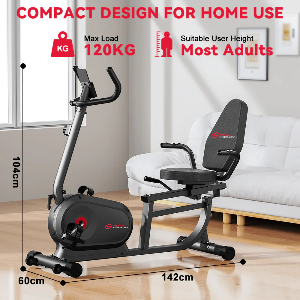Recumbent Exercise Bike X1, 16-Level Resistance - Image 9
