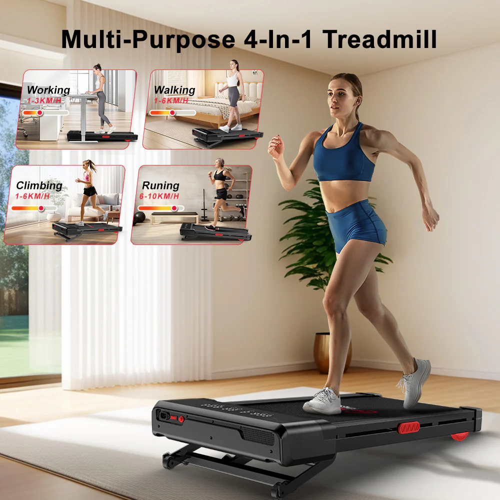 Treadmill Y1 with 0-12% Auto Incline, Speed 1-10KM/H - Image 6
