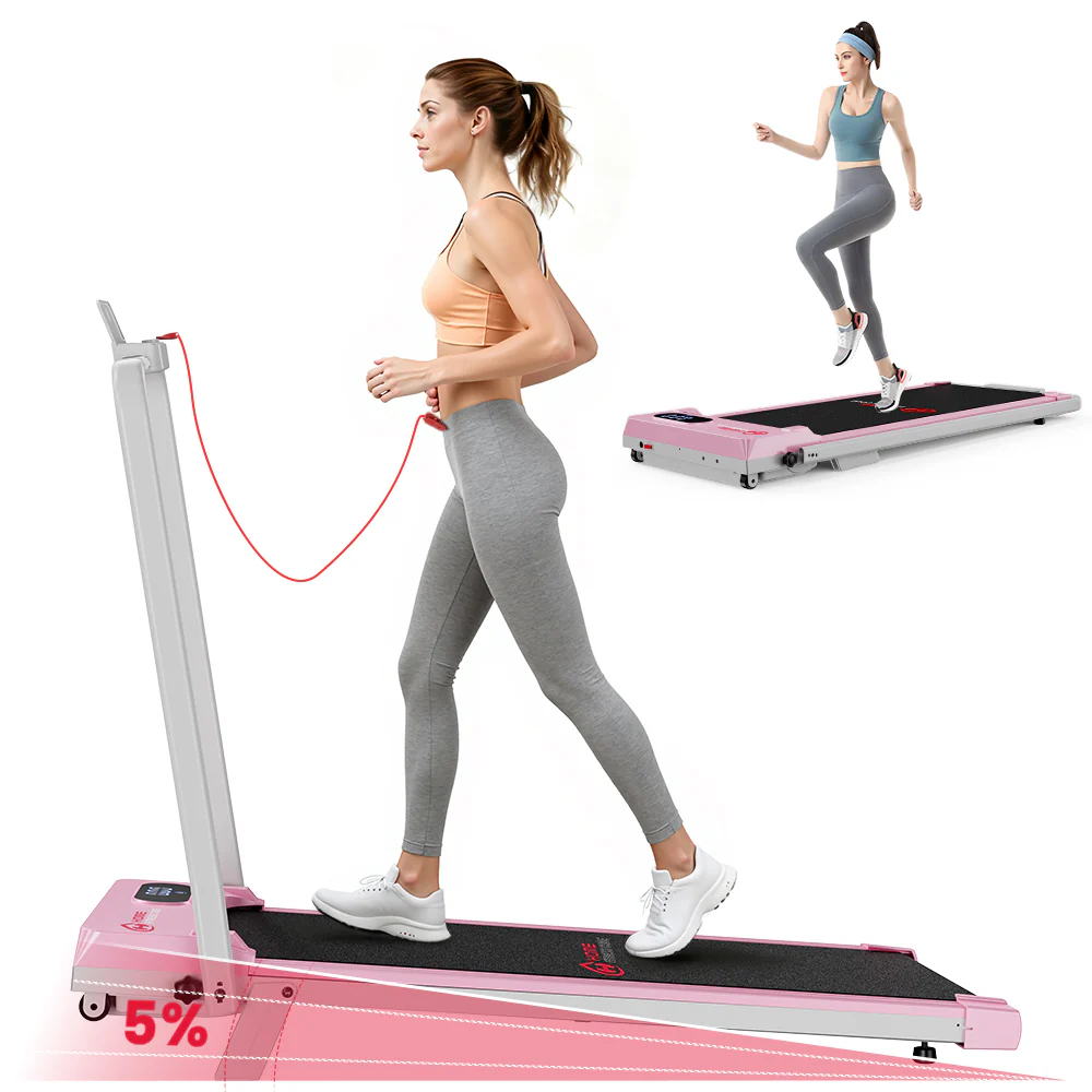 Folding Treadmill S1, Speed 1-6KM/H, 5% Manual Incline - Image 12