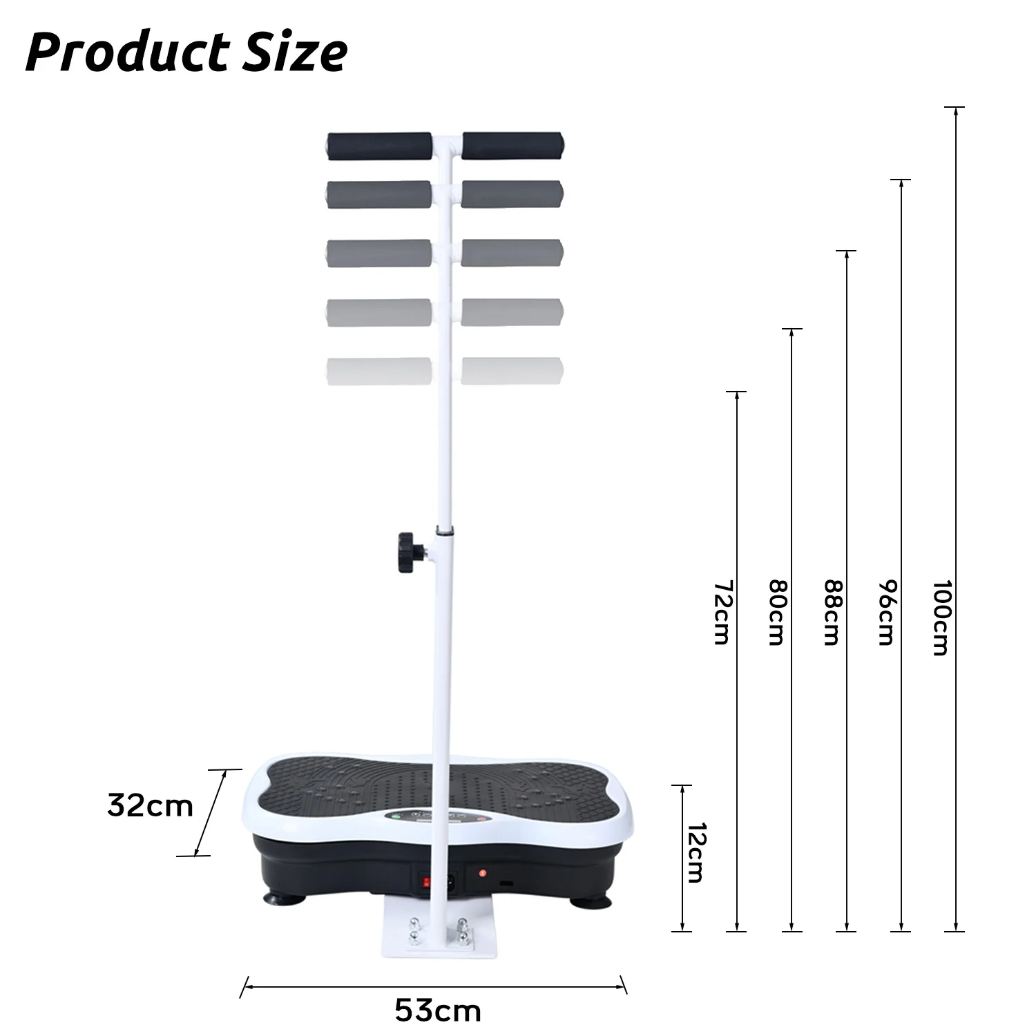 Vibration Platform with Adjustable Handles - Image 6